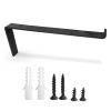 1-Pack 12 Inch Black Shelf Bracket