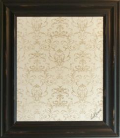 Dry Erase Message Board framed Black Large Contrast