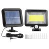 100 LED Solar Motion Sensor Wall Light,IP65 Waterproof Outdoor Solar Lamp