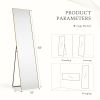 59"x16" Rectangle Full Length Mirror, Full Body Standing Mirror Floor Mirrors, Gold