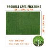 3ft x 16ft Artificial Turf Mat with Drainage Holes. Thick Fake Grass with Rubber Backing, Ideal for Indoor/Outdoor Pet Areas, Garden, Lawn
