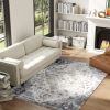 4x6 Area Rug, Vintage Machine Washable Rug, Non-Slip Carpet for Living Room, Bedroom, Dining Room, Brown and Green