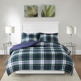 Scotchgard Down  All Season Comforter Set (Option: Navy-Twin)