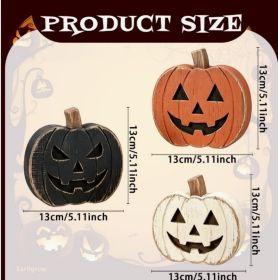 Halloween wooden pumpkin ghost black cat ornament room desktop holiday decoration wooden craft
Halloween wooden pumpkin ghost black cat ornament room (thickness: 1.6cm, Color: 13*13cm3pcs)