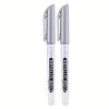 2pcs Metallic Pen; Golden Silver Resin Drawing Pen; Marker Pen For Acrylic Paint DIY Epoxy Resin Mold Highlight Permanent Marker Handmade Craft