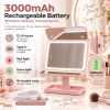LED Lighted Vanity Mirror with 1X/2X/3X Magnification
