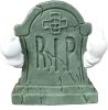 Halloween Decor Fluorescence Ghost Figurines Carrying Pumpkins – Mini Cute 3D Printing Spooky Table Statue Halloween Festive Decoration for Holiday Bo
