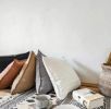 Linen Throw pillow; 18x18 inch Linen Accent Pillow