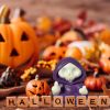 Halloween Decor Fluorescence Ghost Figurines Carrying Pumpkins – Mini Cute 3D Printing Spooky Table Statue Halloween Festive Decoration for Holiday Bo