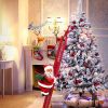 Christmas  Electric Climbing Santa with Music & LED Light