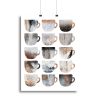 Dreamy Coffee Cups Canvas Print or Poster