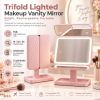 LED Lighted Vanity Mirror with 1X/2X/3X Magnification