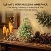 DIY Beaded Christmas Tree Set, Handmade Material Package for Adult Festivals | Colorful Beads, Decorative Pendants,Angel Tree Top Star
